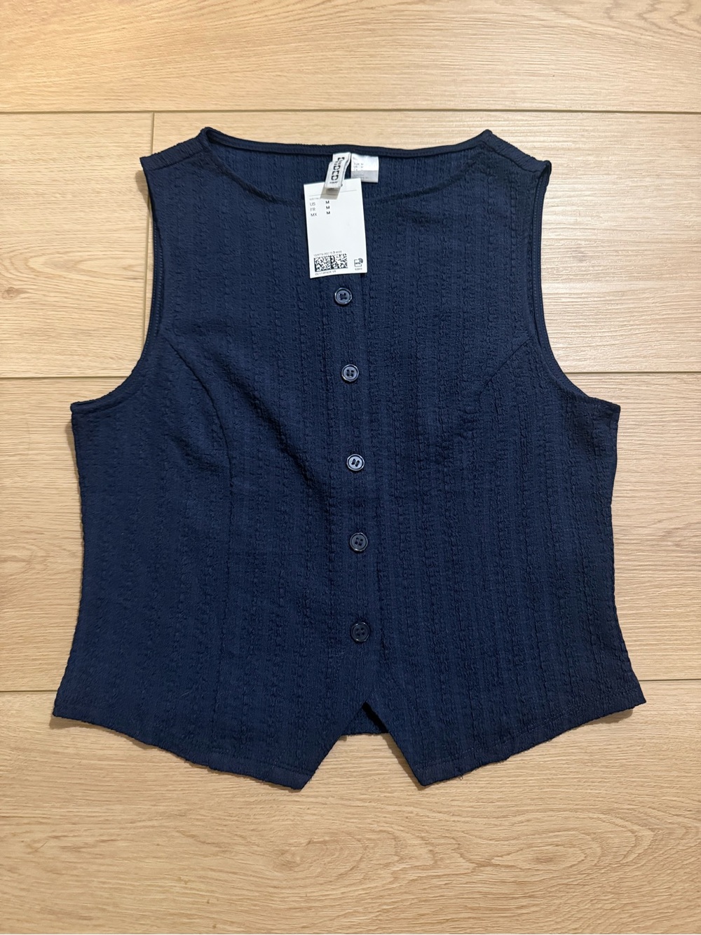 H&M Textured Jersey Vest